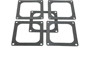 PIRATE MFG Carburetor Base Gasket Set for Holley 4500 Dominator Open Square Bore - 5 Pack