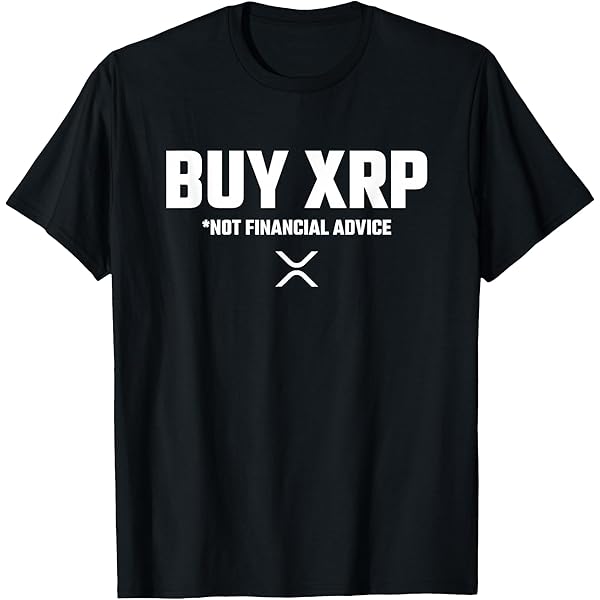 T-shirt Homme XRP Cryptomonnaie - Design To The Moon - Coton éco-responsable - Style Vintage Décontracté