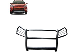 BLACK HORSE OFF ROAD Black Horse Grille brush Bumper Guard Modular Black Compatible with 2006-2018 Toyota RAV4-17A093902MA