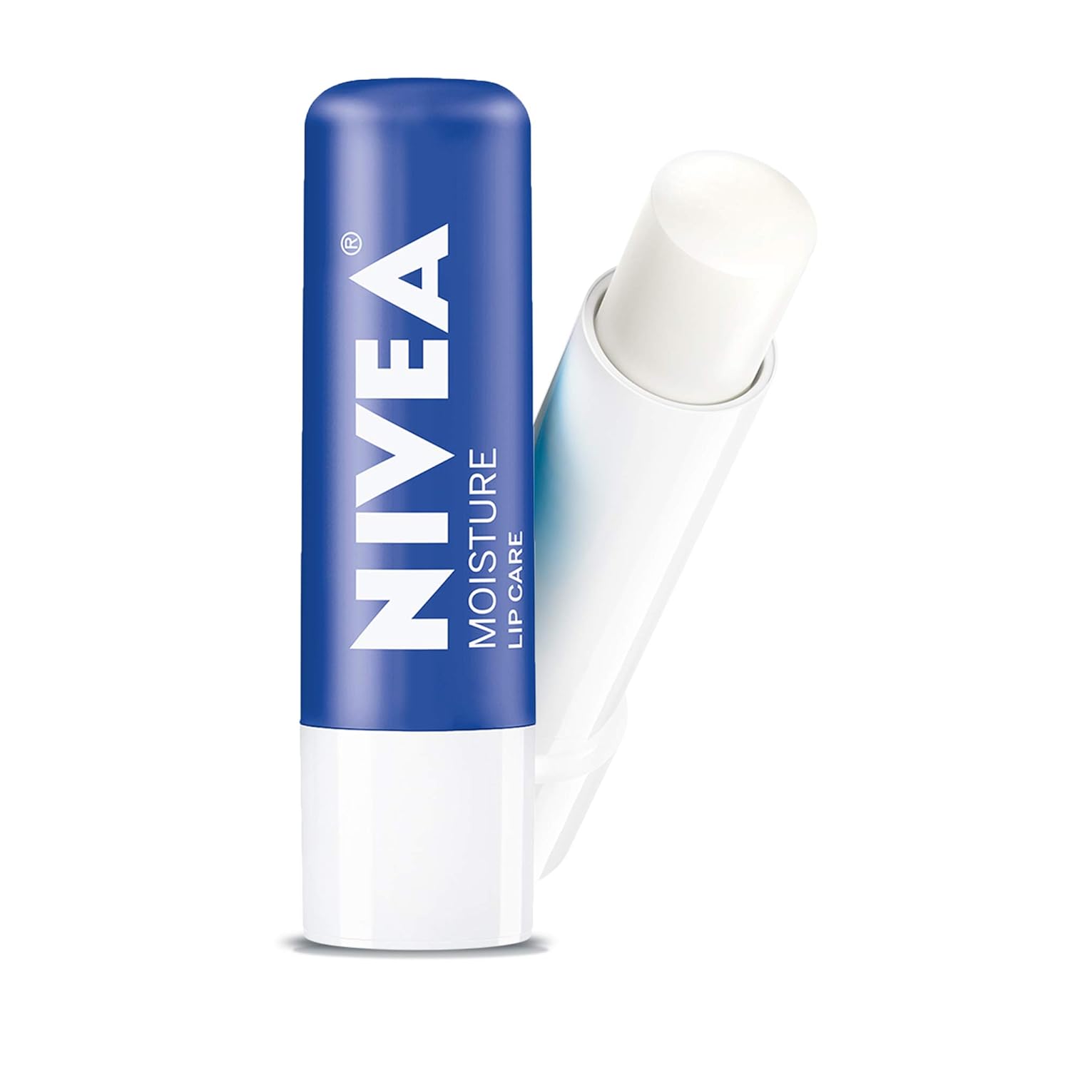 NIVEA Moisture Lip Care, Unisex Intensively Moisturizing Balm, 0.17 oz, Pack Of 4 : Beauty