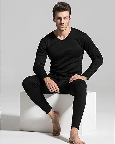 JZCreater Thermal Underwear for Men, Mens Long Johns Thermal