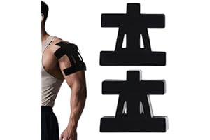 15pcs Kinesiology Tape for Shoulder, Waterproof Elastic Athletic Sticker Breathable Muscle Tape Precut Strips Function Patch 