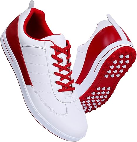 Amazon Co Jp メンズ防水シューズ 合成皮革素材のアッパー ゴルフスタジアムやトレーニングコースに適した多機能スニーカー ホーム キッチン