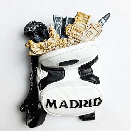 STARKWALL Madrid España Exquisito 3D Resina Refrigerador Imanes ...