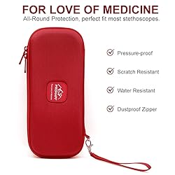 PROHAPI Hard Stethoscope Case, Large Stethoscope