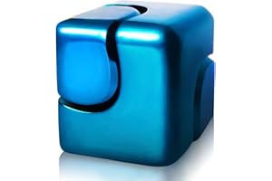 DR.KBDER Fidget Spinner Toys Cube Adults, Easter Basket Stuffers for Teens Metal EDC Cool Desk Gadgets Office Toys Small Anxiety Figette Sensory Toy, ADHD Tool Fingears Figet Stress Valentine Gift for Boys