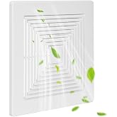 PTLEVYN ( 1-Pack 12" BP90 Bathroom Exhaust Fan Cover, 12-1/4" x 12" Vent Cover Replacement, Compatible with Broan-NuTone, Square Ceiling or Wall-Mount, Fits Models BP46 663 670 671 675 688 689, White