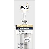 RoC Derm Correxion®️ Fill + Treat Advanced Retinol Serum, Wrinkle Filler Treatment with Hyaluronic Acid for Forehead Wrinkles