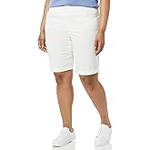 Gloria Vanderbilt Womens Amanda Pull on Bermuda Short Plus Size
