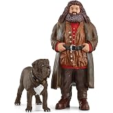 Schleich Harry Potter - 2Pc Hagrid &amp; Fang - Kids Ages 5+ | 42638 | Harry Potter Figurine, Wizarding World Figures,