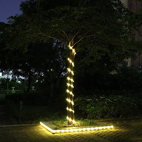 Sogrand Rope Lights Outdoor Decorations Garden Decorative Light 100 Pure White LED Ornaments Deal of The Day Prime Today Landscape Lighting Waterproof for Deck Party Yard Tree - Thumbnail 3