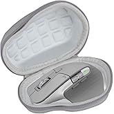 Hermitshell Hard Travel Case for Logitech MX Master 4 / MX Master 3 /MX Master 3S Advanced Wireless Mouse-2.0 Upgrade Version No Shake (Grey)