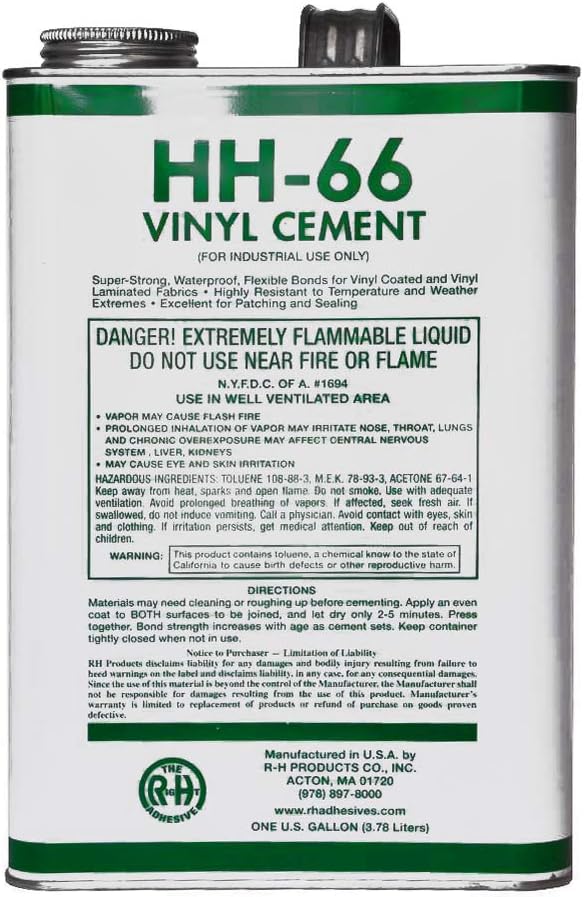 RH Adhesives PVC Vinyl Cement Glue - HH-66-1 Gallon (128 Ounces)