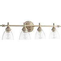 50" Vanity Light - Satin Nickel, Wall And Vanity Lighting, Light Fixtures