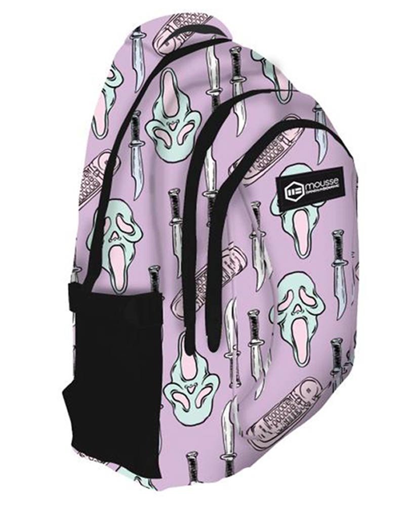 Astro Europa 8422535883224 Backpack Mousse Dans la Bouche Scream 47 cm, Multicoloured