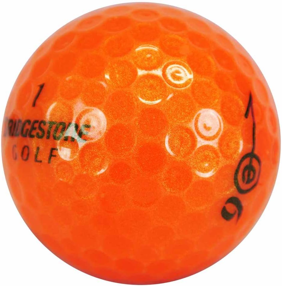 LBC de Sports 25 Bridgestone E 6 Orange/AAA AAAA Balles de golf Lake