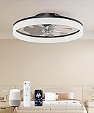 AQUBT Smart Ceiling Fans with Light and