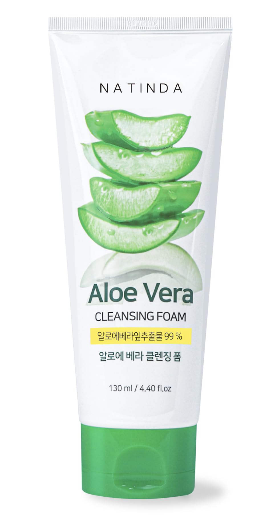 NATINDA Aloe Vera Cleansing Foam 130ml with aloe vera extract
