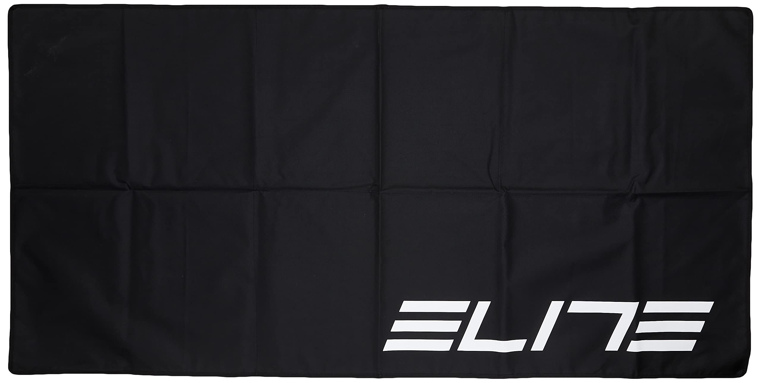 ELITE Folding Black Mat for Home Trainer 180x90cm, Anti-Vibration Floor Protection, Indoor Training