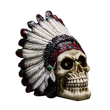 Amazon Com Vosarea Skull Head Decorations Ornaments Vintage