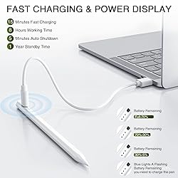 Stylus Pen for iPad 2018-2025, Fast Charging