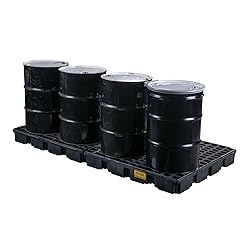Eagle 8 Drum Spill Platform with Drain and Forklift