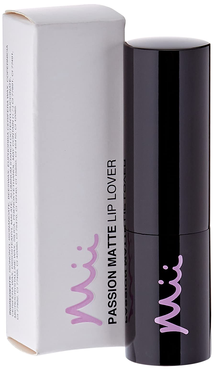 Mii Cosmetics Passion Matte Lip Lover - Long Lasting Suede Finish Lipstick - Obsession 04