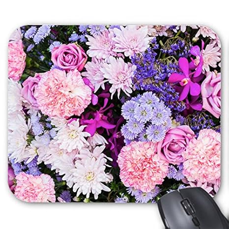 Tapis De Souris Fleur Rose Ref 3154 Amazonfr High Tech