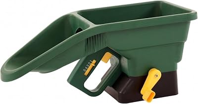 Oypla Green Handheld Garden Lawn Grass Seed Fertiliser Spreader Shaker