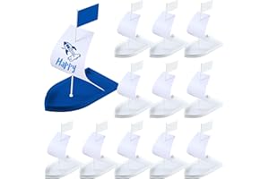 Soulchen 12 Pcs Rain Gutter Kit Boat Kit DIY Trimaran Sailboat Easy to Build Stem Science Activity, Lightweight ABS Plastic School Competitions and Family Fun