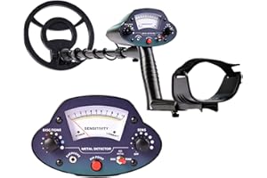 Wedigout Metal Detector, 10 inch Waterproof Coil Metal Detector for Adults & Kids, Lightweight & Adjustable 42" to 52" Gold Detector for Beach Backyard Search for Treasure