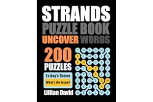 Strands Puzzle Book: Uncover words, Enjoy 200 Puzzles and Solution .