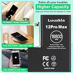 Luuzkla 18800mAh (2025 New Upgrade) Battery