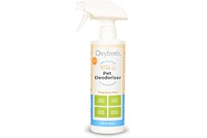 Oxyfresh Extra Strength Pet Odor Eliminator Spray - Goodbye to Stinky Odors - No Fragrance, No Harsh Chemicals - Odor Eliminator Works on Contact - Home Upholstery & Auto - Safe & Pet Parents Love It