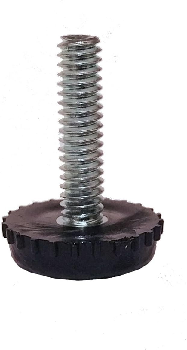 1/420 Furniture Levelers Adjustable Black Glides (100