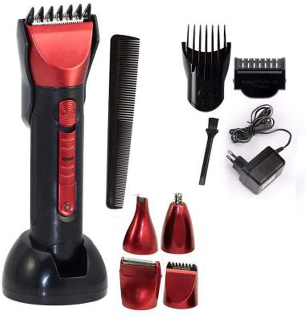 Nologo LPCMLS Cordless Hair Clippers and Beard Trimmer - Includes Length Guide Combs, Charging Adapter