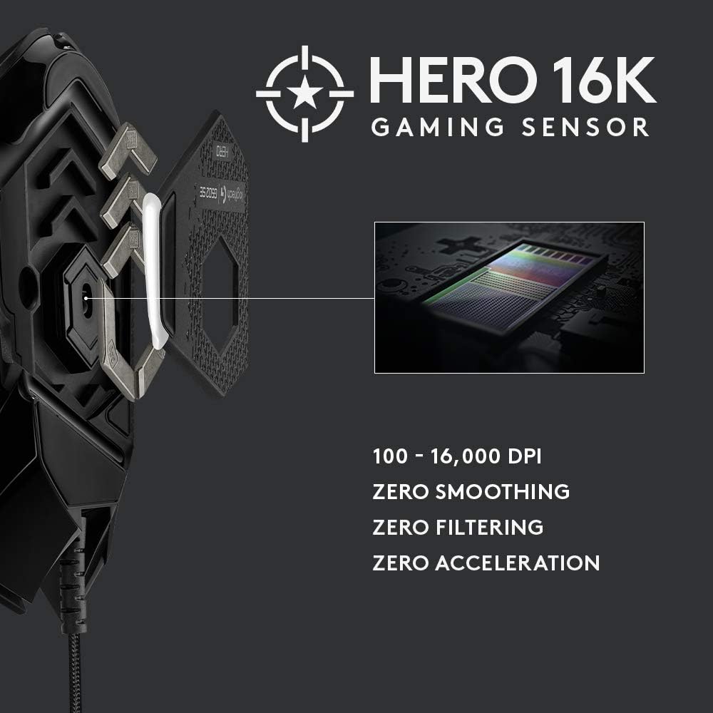 Logitech G502 SE Hero High Performance RGB Gaming Mouse with 11 Programmable Buttons: Computers & Accessories