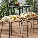Greendale Home Fashions 18 in. Round Outdoor Bistro Chair Cushion (set of 2), Esprit Skymulti