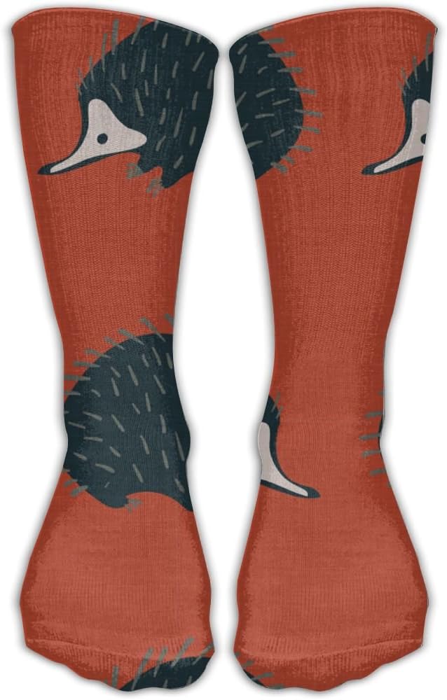 Unisex Unique Design Echidna Socks 30CM Socks Cotton/nylon/spandex.