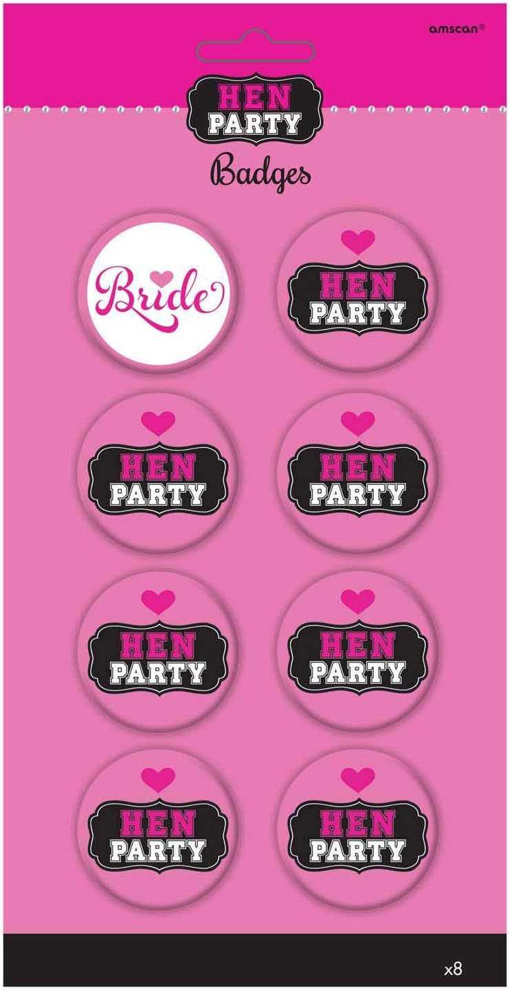 Black and pink Hen party