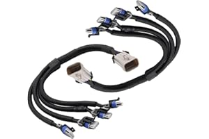 ATSUCH 2Pcs Ignition Coil Wire Harness Connector Compatible with GM LQ9 LQ4 LS2 LS3 LS7 LSX 5.3 6.0 6.2 7.0 and The Coil Packs Found on Most Truck