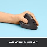 Logitech Lift Left Vertical Ergonomic Mouse Wireless Bluetooth Logi Bolt 4 view 3