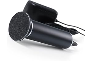 I·B·N G Electric Callus Remover Foot Scrubber, Adjustable Speeds Electric Foot File Sander Grinder Pedicure Tools for Feet Dead Skin Remover with 60 Replaceable Sandpaper Discs, Black