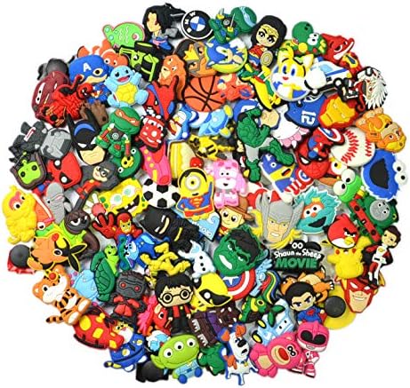 40 Pcs One Set of Letter 10 Numbers And 4 Flowers Shoe Charm for Clog Shoes Alphabet Shoe Charms Glow In The Dark…