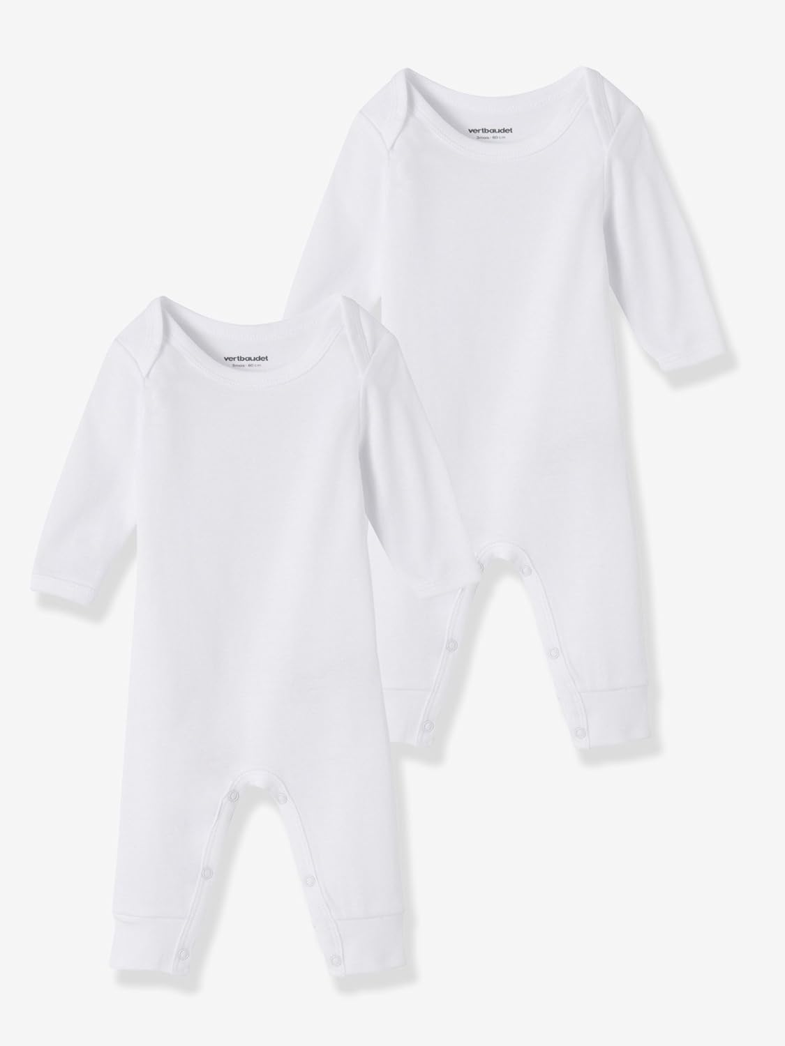 Bebe Bebe Puericulture Alianzagestion Com 86cm Vertbaudet Lot De 2 Bodies Bebe Blancs Avec Jambes Blanc 24m