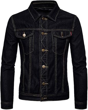 slim fit trucker jacket