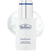 Dr. Belmeur Total Youth Biome Ampoule (1.2fl oz) - Premium Serum for Wrinkles, Elasticity & Hydration. Korean Skin Care by LG Beauty. Collagen, Panthenol, Niacinamide, Licorice.