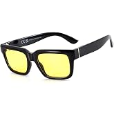 ZENOTTIC Rectangle Sunglasses for Men Women: UV400 Protection Sun Glasses | Anti Glare Polarized HD TAC Lens - Durable Metal Hinges - Classic Trendy Driving Shades - Ideal for Outdoor Fishing Golf