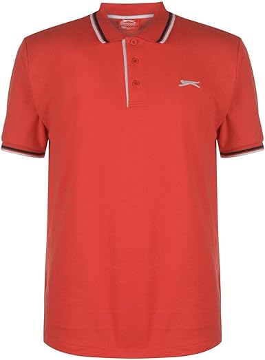playera polo roja hombre