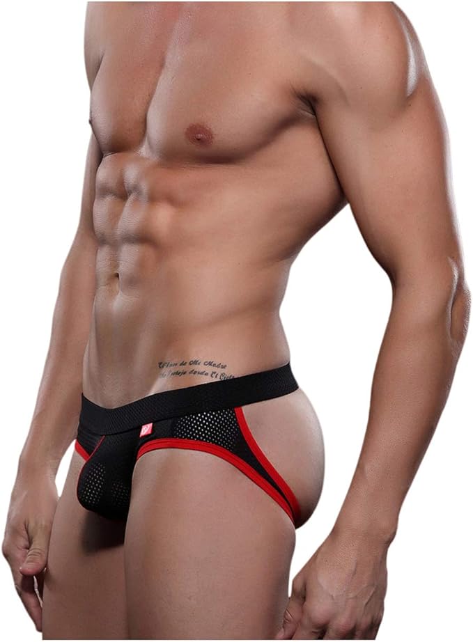 Arjen Kroos Men's Jockstrap Underwear Sexy Mesh Jock Strap